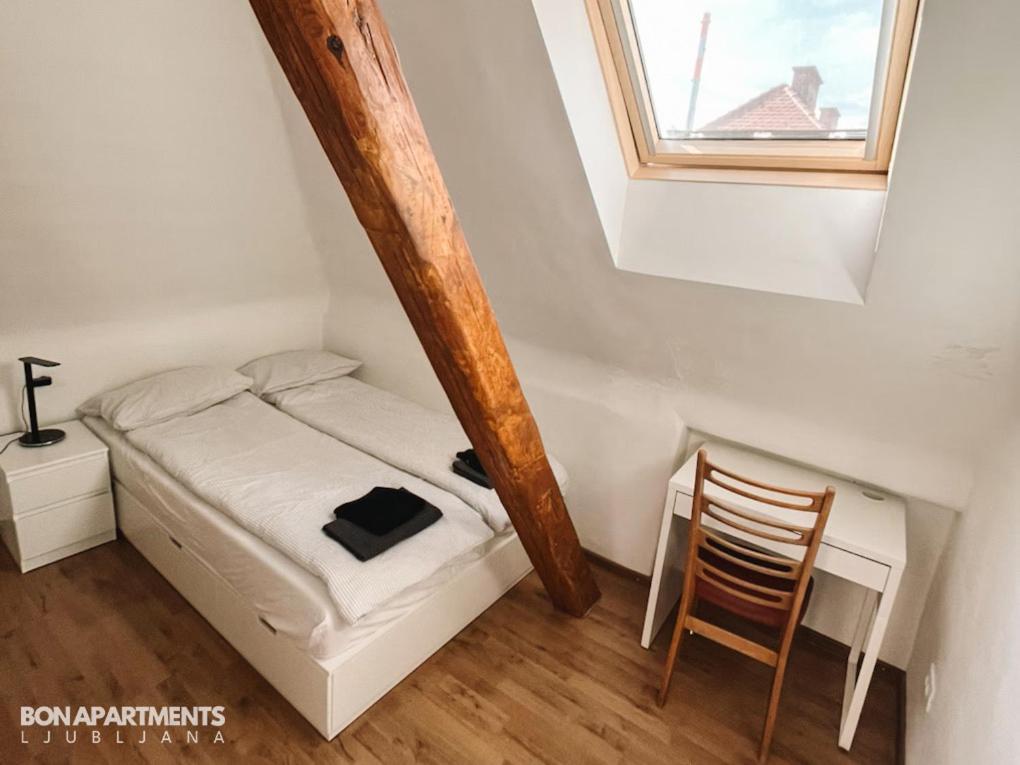 Huge Bbq Garden 2, Spacious Flat, Ac, Free Parking 2 Ljubljana Exteriör bild
